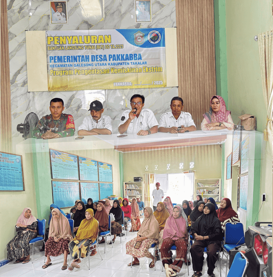 PEMERINTAH DESA PAKKABBA MENYALURKAN BANTUAN LANGSUNG TUNAI DD TAHAP III, Periode, Juli - Agustus - September